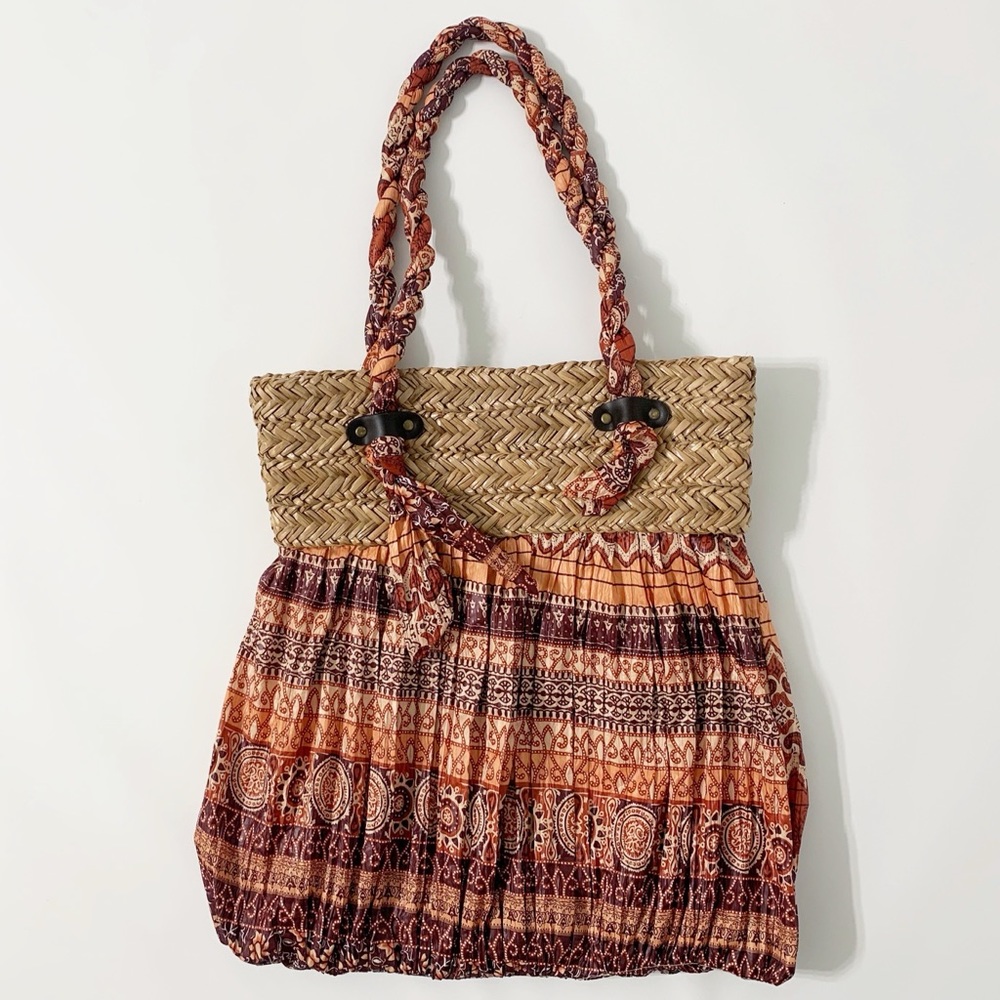 The Many Moods of Poppie Jones Straw Bag